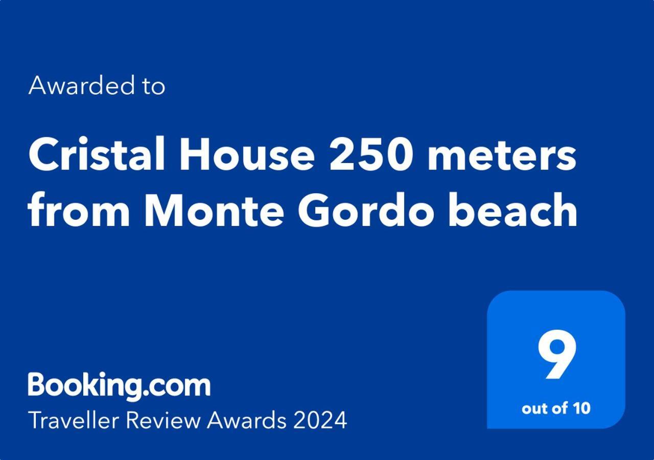 Cristal House 250 Meters From Monte Gordo Beach Exterior photo
